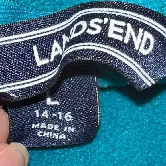 Columbia & Land's End Lot of Two Fleece Shirts Womens Large EUC - Picture 13 of 15